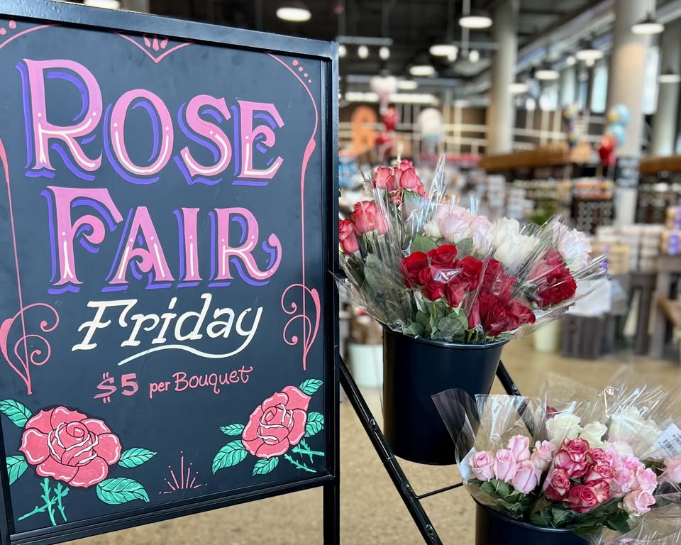 Rose Fair Fridays at Fairfax Market