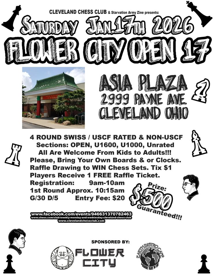 FLOWER CITY OPEN 17 Chess Tournament