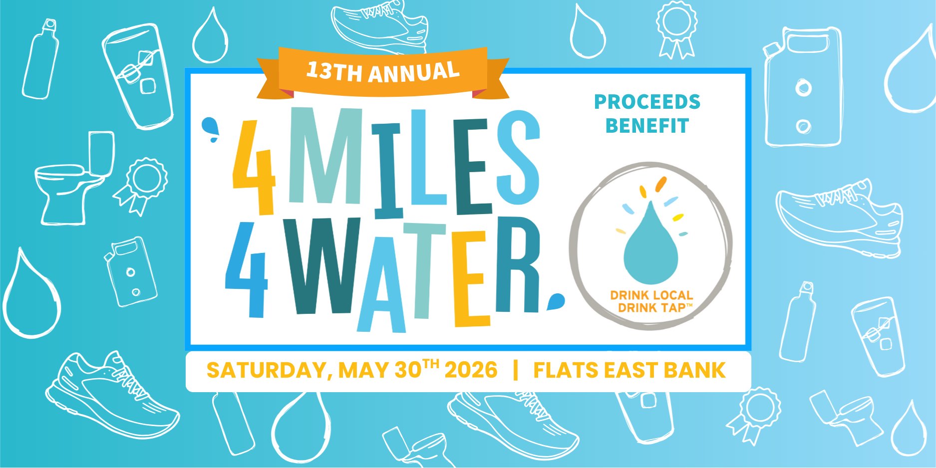 13th Annual 4 Miles 4 Water