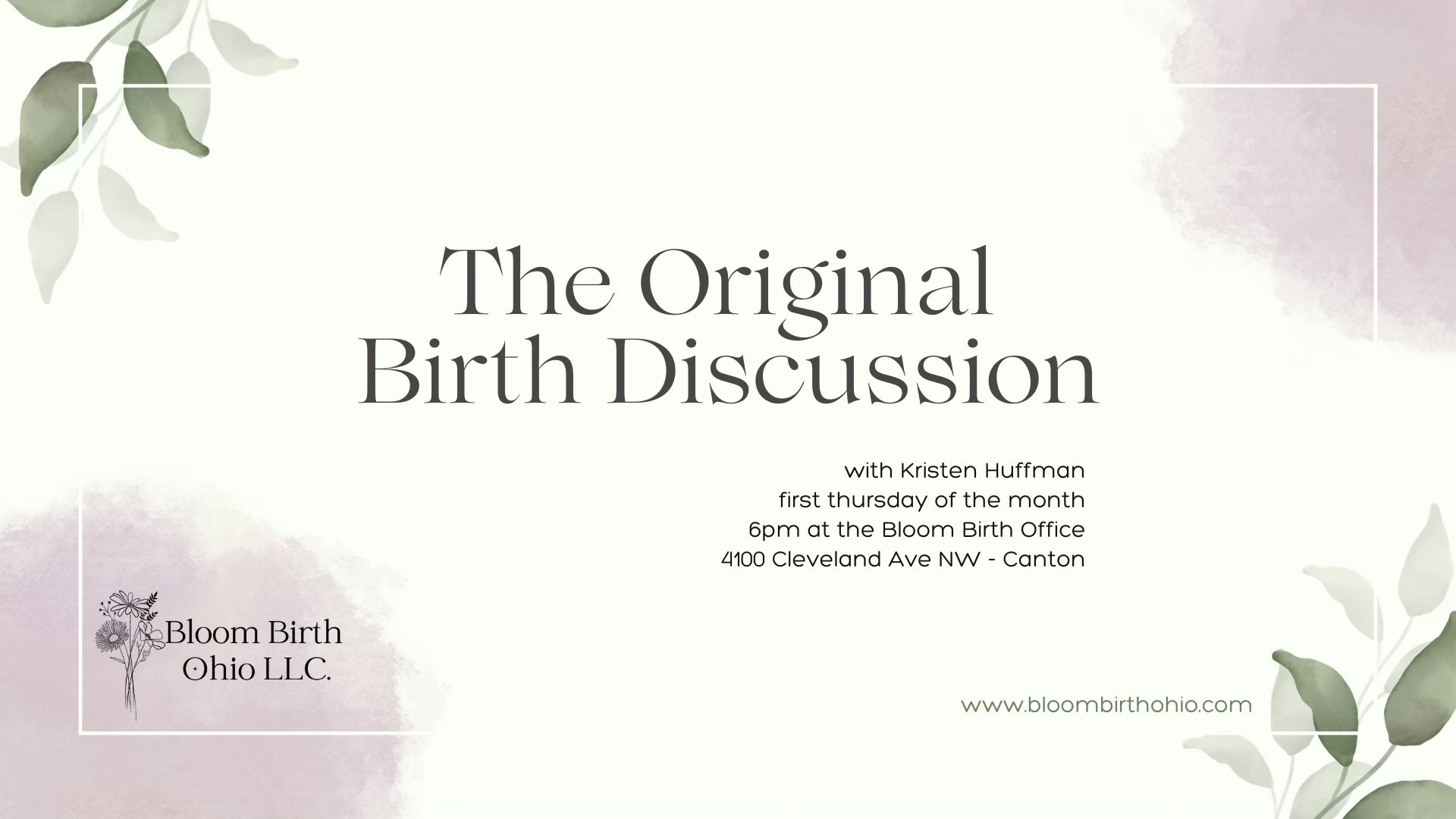 The Original Birth Discussion with Kristen Huffman