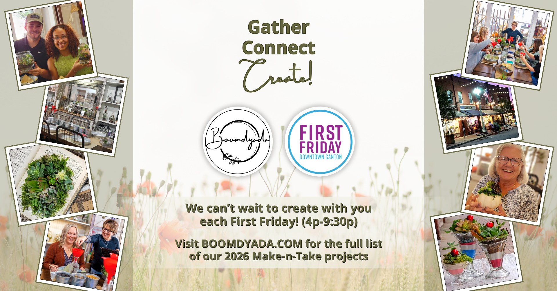 Canton First Friday Make-N-Takes at BOOMDYADA