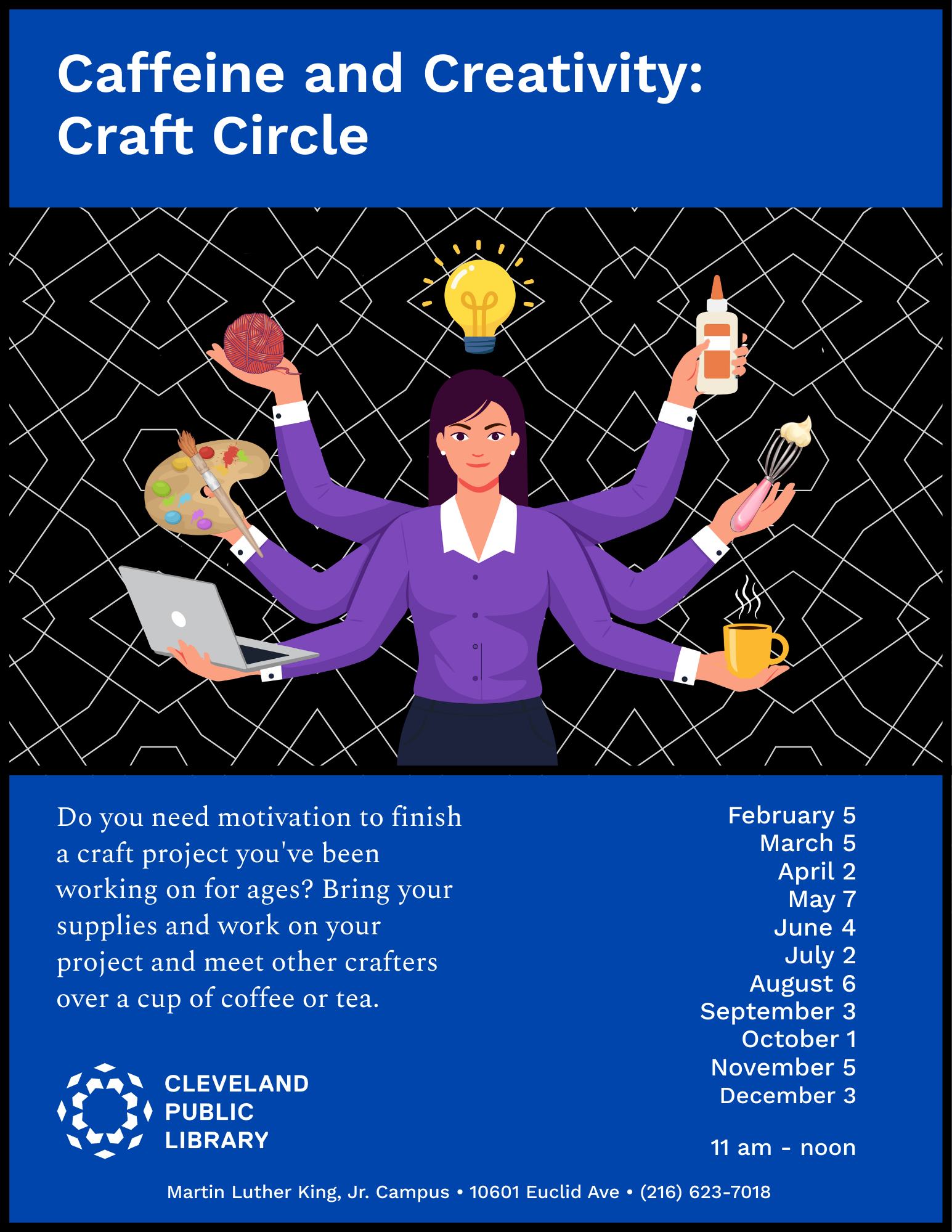 Caffeine and Creativity: Craft Circle
