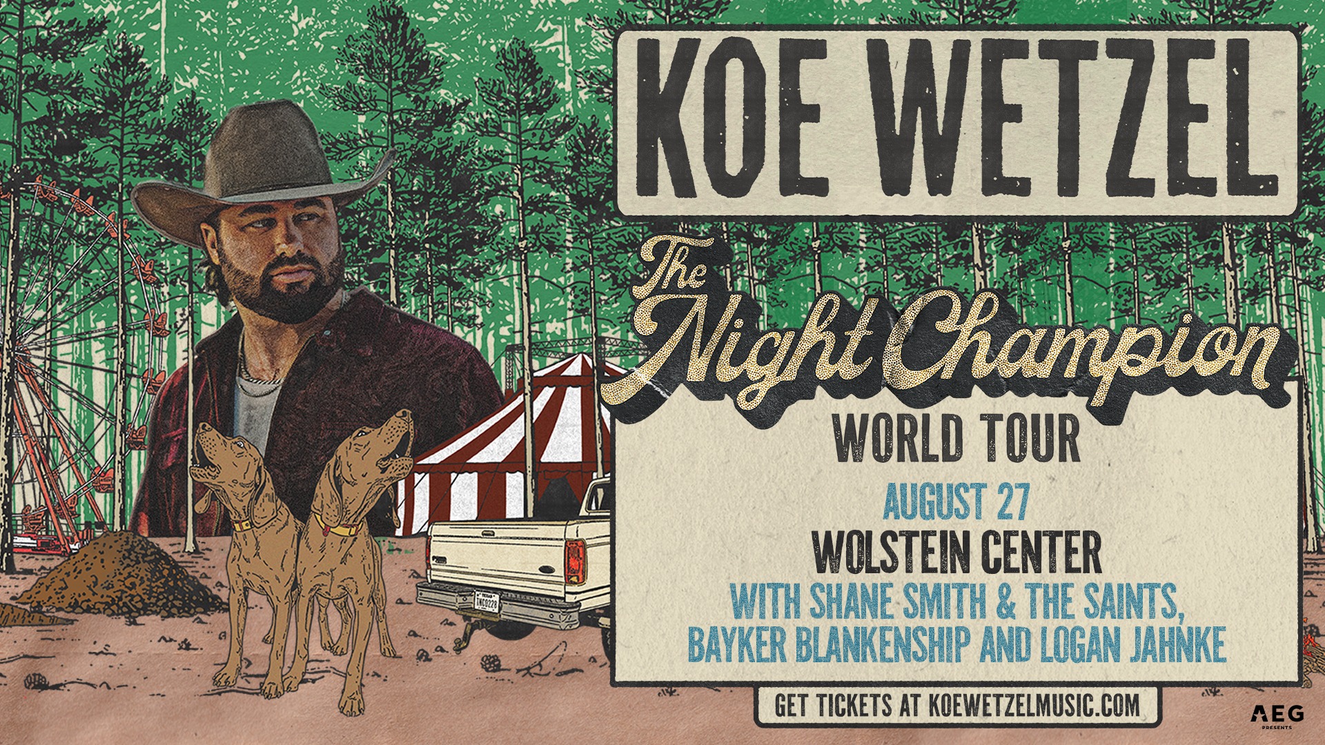 Koe Wetzel-The Night Champion World Tour