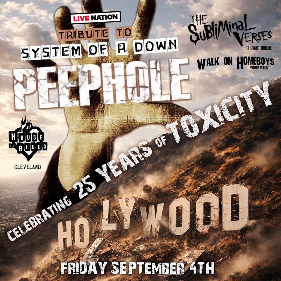 Peephole-Tribute to System Of A Down-Celebrating 25 years of Toxicity