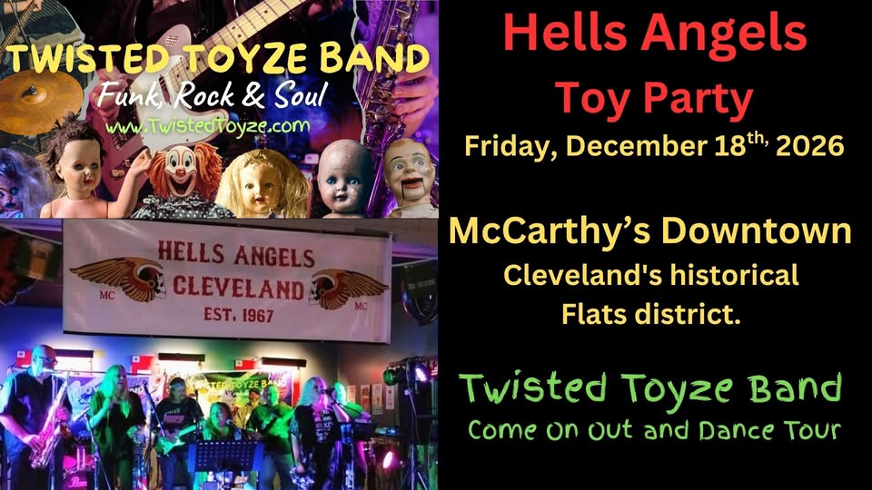 Hells Angels Toy Party @ McCarthy’s Downtown/ Twisted Toys Band