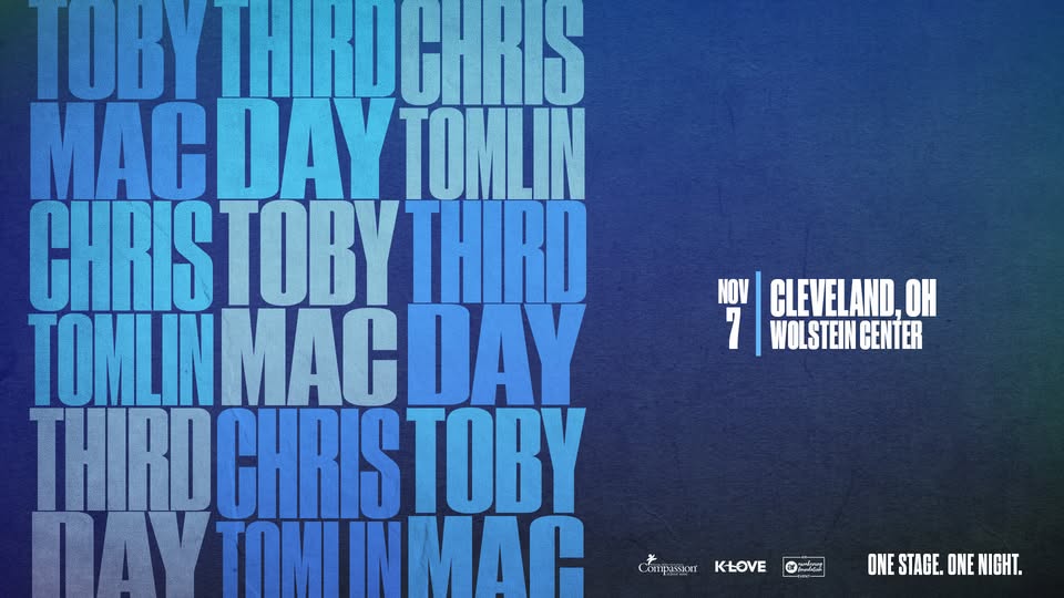 TOBYMAC, THIRD DAY, and CHRIS TOMLIN- Cleveland, OH