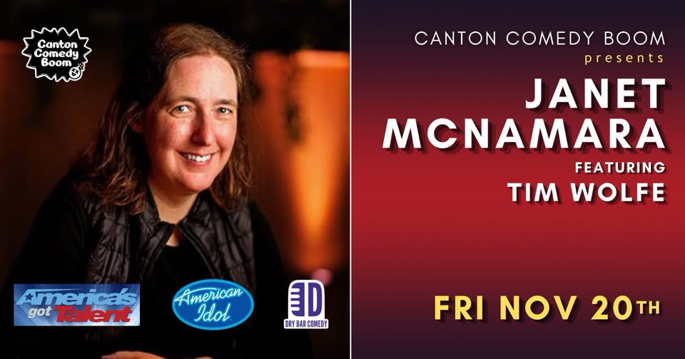 Janet McNamara at Canton Comedy Boom